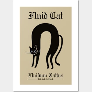 Fluid Cat Posters and Art